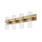 Z-Lite Lawson 4 Light Vanity, Rubbed Brass & Clear 343-4V-RB - alternate 2